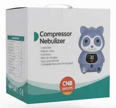Inhalator Elektrik Kompresor, Bear GENERIC, Touchscreen Timer - 3