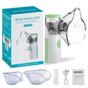 Inhalator Mesh Green GENERIC, Ultrasonik Portativ me USB Rimbushese