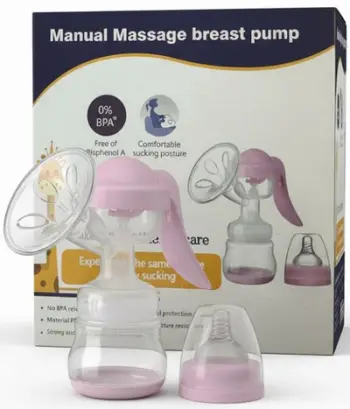 Pompë gjiri manuale GENERIC, rozë