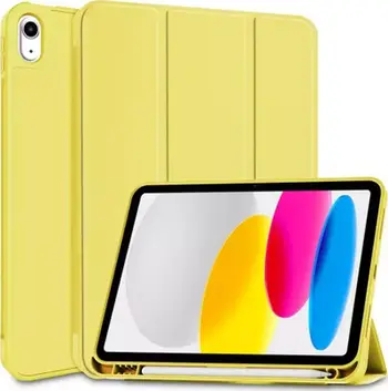 Mbështjellës Tech-Protect SC Pen për iPad 10.9" (2022), Silikon, e verdhë