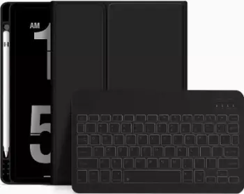 Këllëf me tastierë 4kom.pl SC PEN për Apple iPad 10.9 2022, Bluetooth, me mbajtëse stylus, i zi