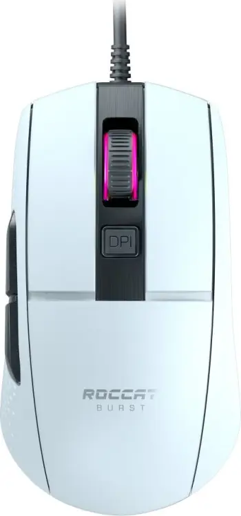 Maus me kabllo ROCCAT Burst Core Extreme Light, i bardhë