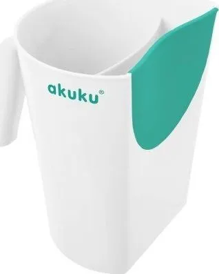 Kupë për shpëlarjen e flokëve Akuku, 8 x 16 cm, e bardhë - 1