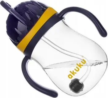 Shishe me pipëz Akuku Innovative, 280 ml, pa BPA, shumëngjyrëshe