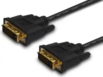 Kabllo Savio DVI-D - DVI-D, 1.8m, e zezë