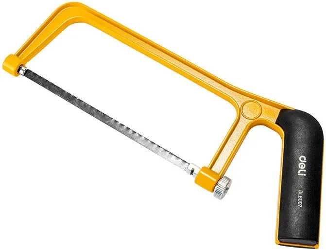 Sharrë dore mini Deli Tools EDL6007, 150mm, e verdhë - 2