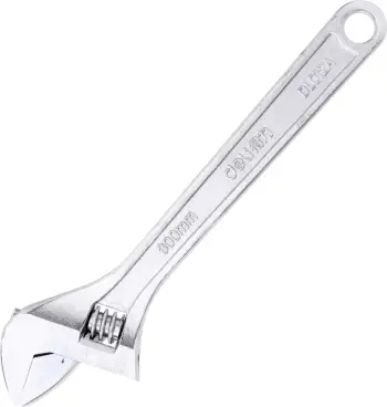 Çelës i rregullueshëm Deli Tools EDL012A, 12 inç, argjend