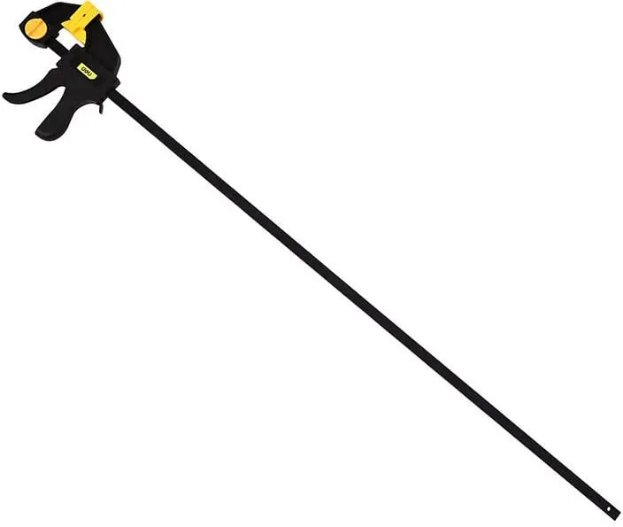 Kapëse shpejtë Deli Tools EDL110136, 36 inç, zezë/verdhe - 1
