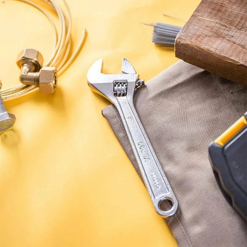Çelës i rregullueshëm Deli Tools EDL008A, 8 inç, argjend - 4