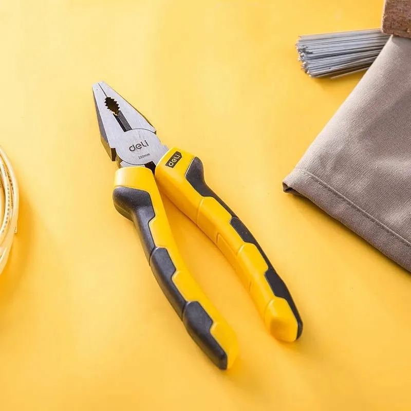 Darë kombinimi Deli Tools EDL2008, 8", e verdhë - 4