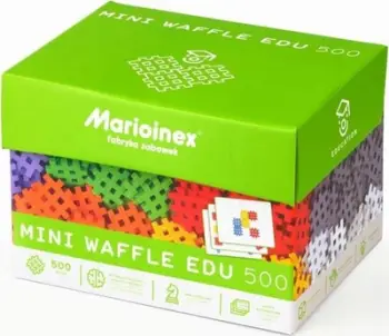 Blloqe ndërtuese për fëmijë Mini waffle Marioinex, 500 elemente