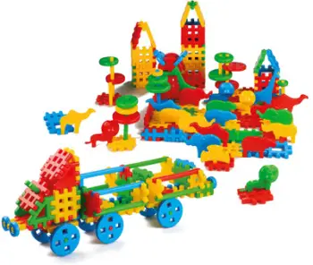 Lodër blloqe Marioinex Construction, 2+, 200 elemente