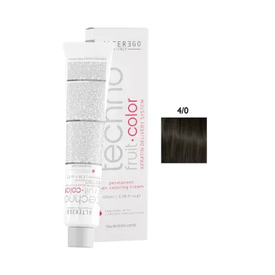 Ngjyrë për flokë Alter Ego Techno Fruit Color, 4/0 Brown, 100 ml - 1