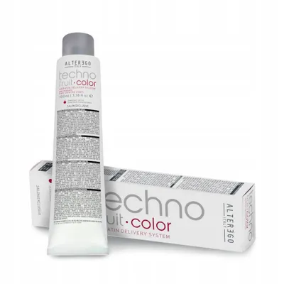 Ngjyrë për flokë Alter Ego Techno Fruit Color, 5/1 Light Chesnut Ash, 100 ml - 2