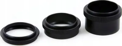 Unaza makro Massa Intermediate, set me fije M42, alumini, e zezë - 1