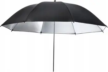 Çadër reflektuese Massa Silver Umbrella 84cm, sipërfaqe argjendi, shtresë e zezë