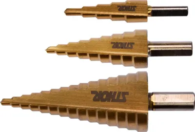 Set shpuese spirale Sthor Step HSS, 3 copë - 1