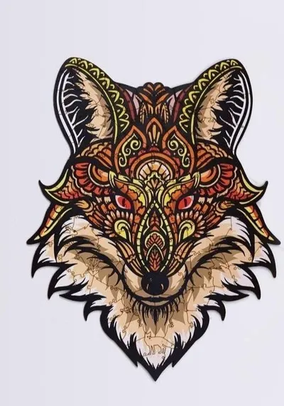 Puzzle druri PuzzleOK Eco Enchanted Fox, 70 pjesë, format A4, shumëngjyrësh - 1