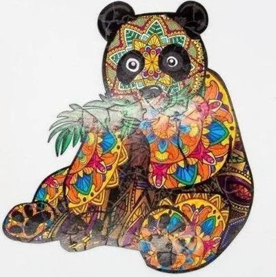 Puzzle druri PuzzleOK Kung Fu Panda, 65 copa, formë A4, shumëngjyrësh - 1
