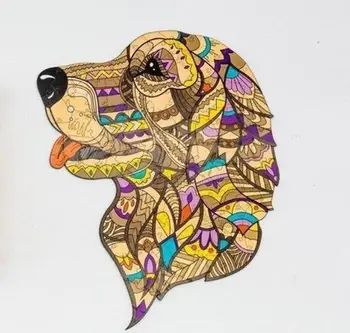 Puzzle druri PuzzleOK Faithful Sirko A4, 67 copa, eco, shumëngjyrësh
