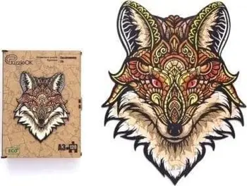 Puzzle druri PuzzleOK Eco Enchanted Fox, 120 pjesë, madhësi A3, shumëngjyrësh