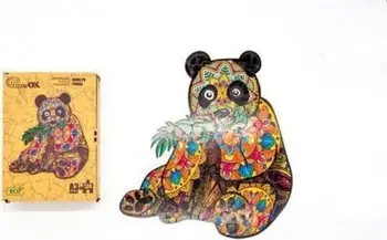 Puzzle druri PuzzleOK Kung Fu Panda, 124 pjesë, formë A3, ngjyra të shumëllojshme