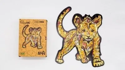 Puzzle druri PuzzleOK Simba, 130 copa, A3, shumëngjyrësh - 1
