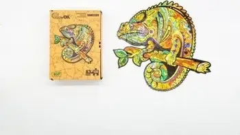 Puzzle druri PuzzleOK Chameleon, 130 copë, formati A3, shumëngjyrësh