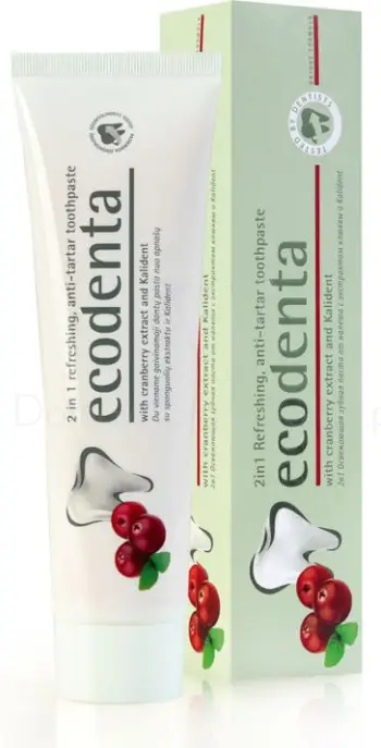 Pastë për dhëmbë Ecodenta Anti-plaque, 100 ml