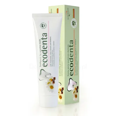 Pastë dhëmbësh ECODENTA, me kamomilë, 100ml - 1