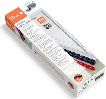 Krehër lidhës Peach Office Equipment, plastik, 45 fletë, i bardhë