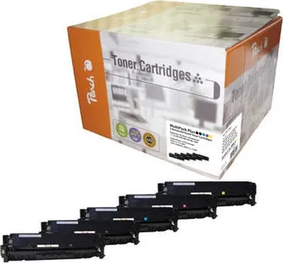 Toner Peach PT561, kompatibil për HP 305A, MultiPackPlus 5 copë, shumëngjyrësh - 1