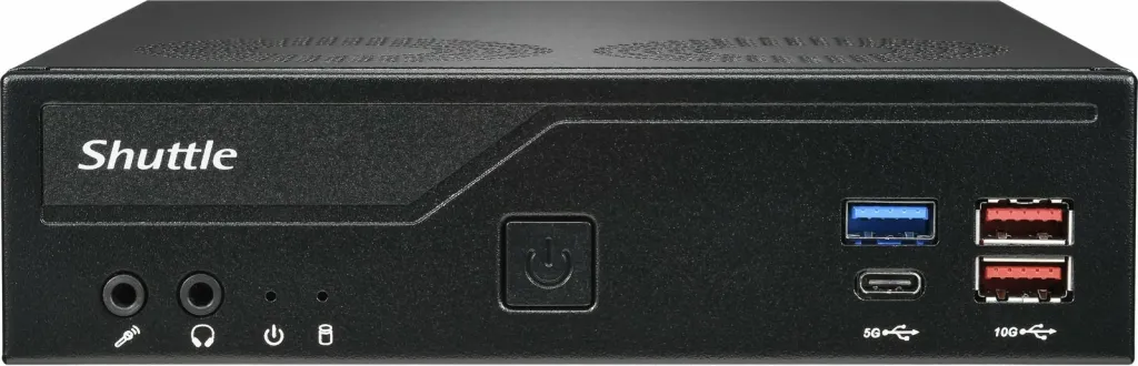 Barebone PC Shuttle XPC Slim DH770, LGA 1700, Intel H770, DDR5 deri 64GB - 1