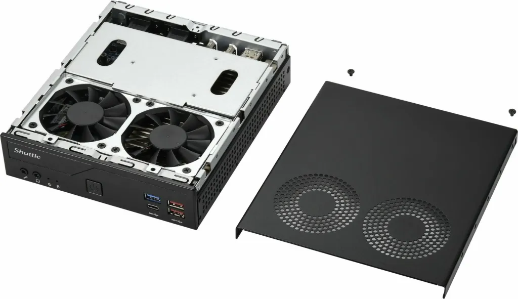 Barebone PC Shuttle XPC Slim DH770, LGA 1700, Intel H770, DDR5 deri 64GB - 5