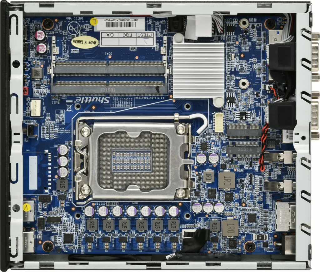 Barebone PC Shuttle XPC Slim DH770, LGA 1700, Intel H770, DDR5 deri 64GB - 6