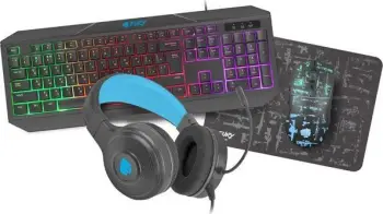 Set Gaming FURY Thunderstreak 3.0, 4në1 (tastierë+maus+mauspad+kufje)