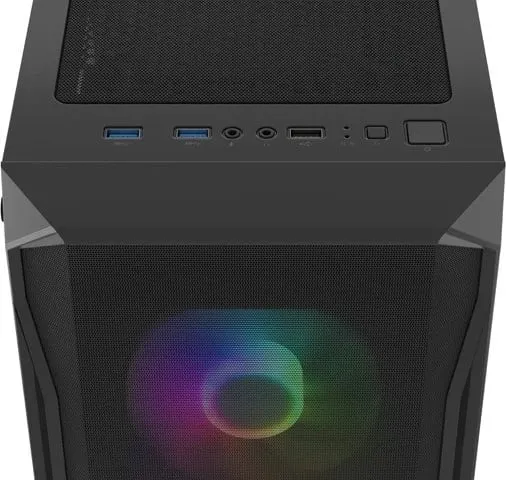 Kasë Fury Shobo SH4F RGB, e zezë - 9