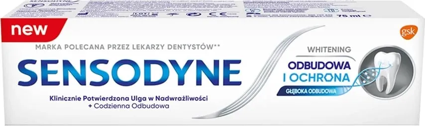 Pastë dhëmbësh Sensodyne Rebuilding and Protection Whitening 75ml - 1