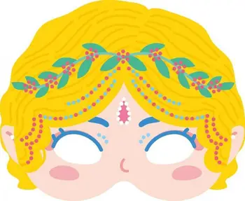 Set kreativ Russell Avenir Decorate the Mask Princesses, 3 maska, për fëmijë 5+