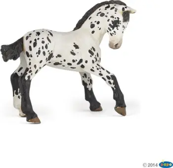 Figurinë Russell Black Appaloosa Papo (51540)