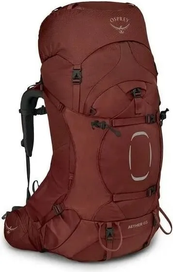 Çantë shpine Osprey Aether 65 Trekking, S/M, e kuqe - 2