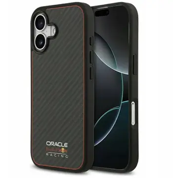 Futrollë telefoni Red Bull Case Kevlar Logo Matt MagSafe për iPhone 17, mbrojtje kevlar, përfundim mat, e zezë