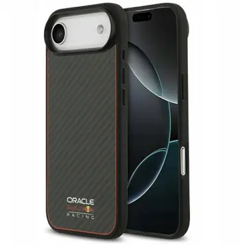 Kapak telefoni Red Bull Kevlar Logo Matt MagSafe për iPhone Air, i zi