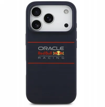 Kullofçë MagSafe Red Bull për iPhone 17 Pro, silikon, logó horizontale, blu navy - 3