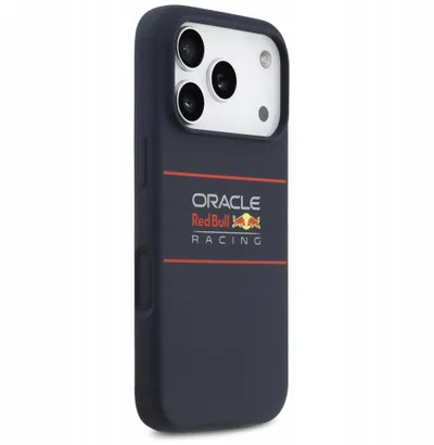 Kullofçë MagSafe Red Bull për iPhone 17 Pro, silikon, logó horizontale, blu navy - 4