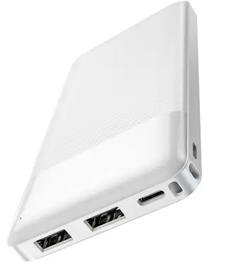 Powerbank Hoco J100, 10000 mAh, i bardhë