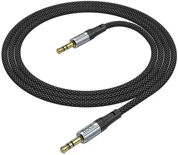 Kabllo audio Hoco UPA27, AUX 3.5 mm në 3.5 mm, 1.2 m, e zezë