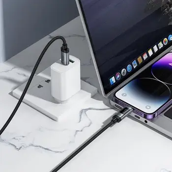 Kabllo USB Hoco U148, USB C në Lightning, 1.2m, PD 27W, e zezë