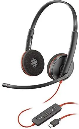 Kufje Plantronics Blackwire C3220, të zeza - 1
