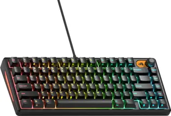Tastierë gaming Glorious GMBK 75%, IP57 rezistente ndaj ujit dhe pluhurit, RGB, e zezë